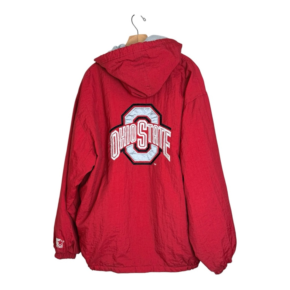 Ohio State Buckeyes Starter Zip Up Jacket Vintage